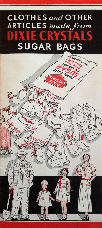 Pamphlet On Sewing With Dixie Crystals Bags