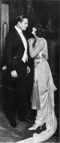 Edmund Lowe and Florence Reed in Roads of Destiny